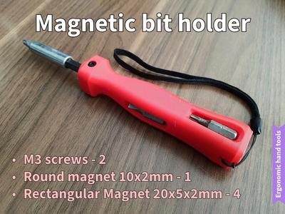 Magnetic bit holder