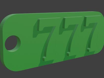 777 Keychain, Spiritual Awakening - M1