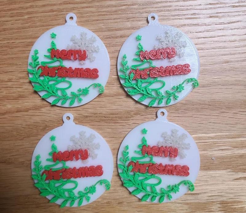 Merry Christmas Badge & Tag