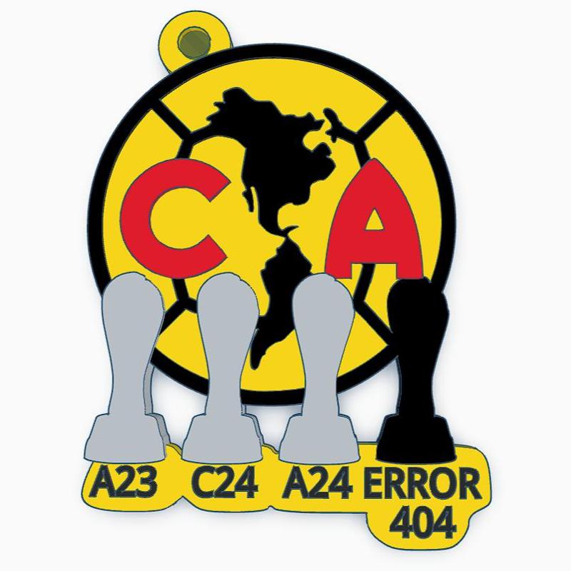 América FC Tetracampeonato Runner-Up Key Ring