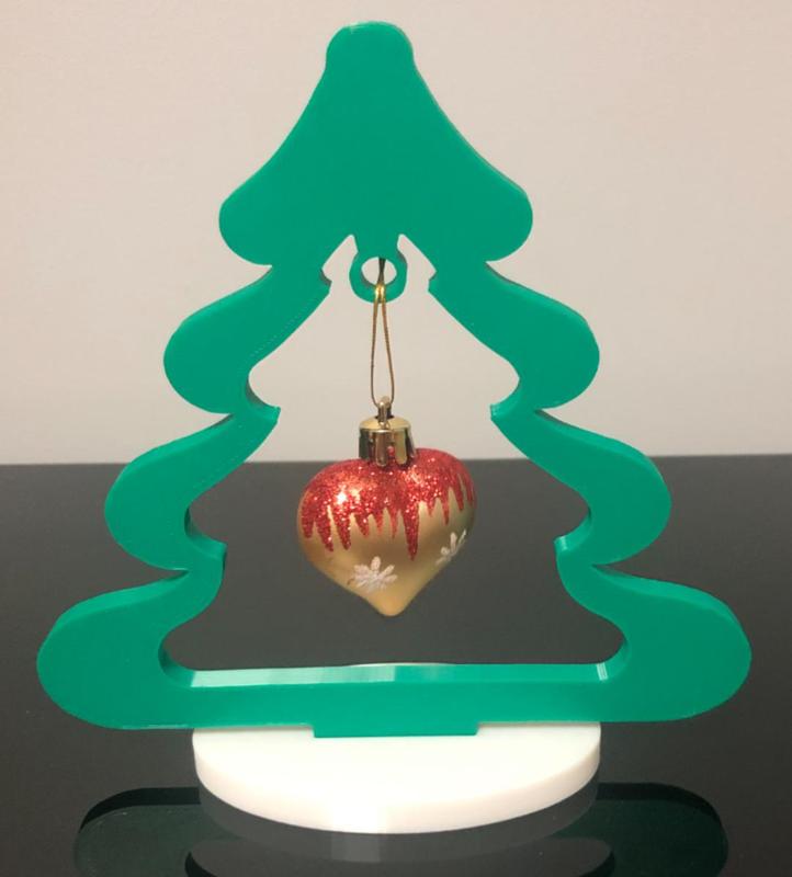 Christmas tree bauble holderh