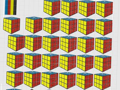 Rubix Cube Earrings