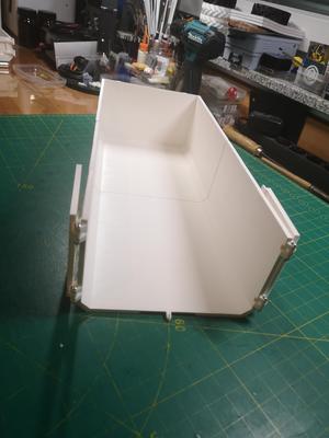 High roll-off body with rear doors suitable for Leimbach