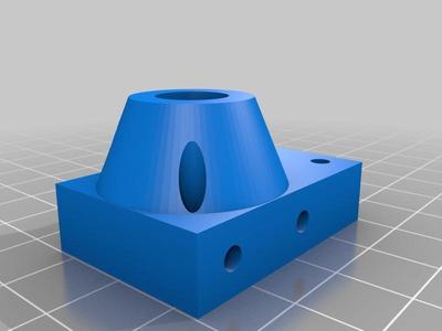 Printrbot Simple Bowden Attachment 1.75mm filament - 4mm or 10mm Fitting