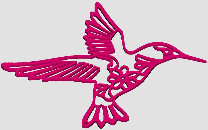 Colibris wall decoration