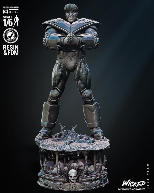WICKED MARVEL WAR SCULPTURE: TESTED AND READY FOR 3D PRINTING