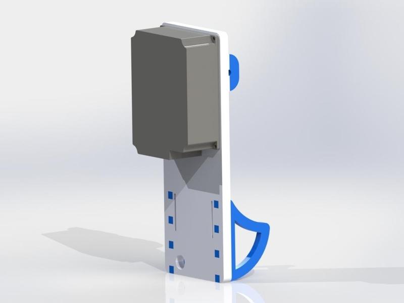 TSLRS UHF Bracket for most RC radios