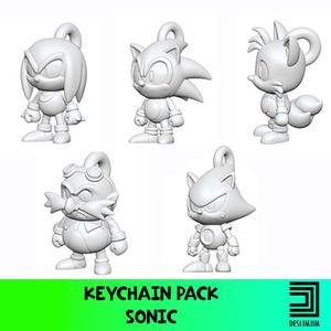 PACK SONIC KEYCHAIN CHAVEIRO