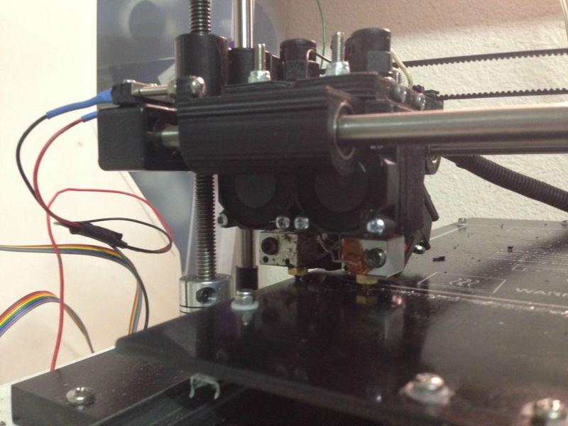 Mike Kelly's Dual Bowden E3Dv5 RoBo 3D X Carriage Mod