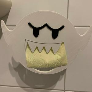 Super Mario Boo Toilet Paper Holder