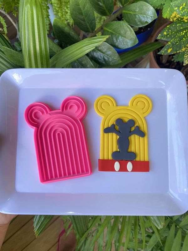 moldura arco mickey orelhinha stl