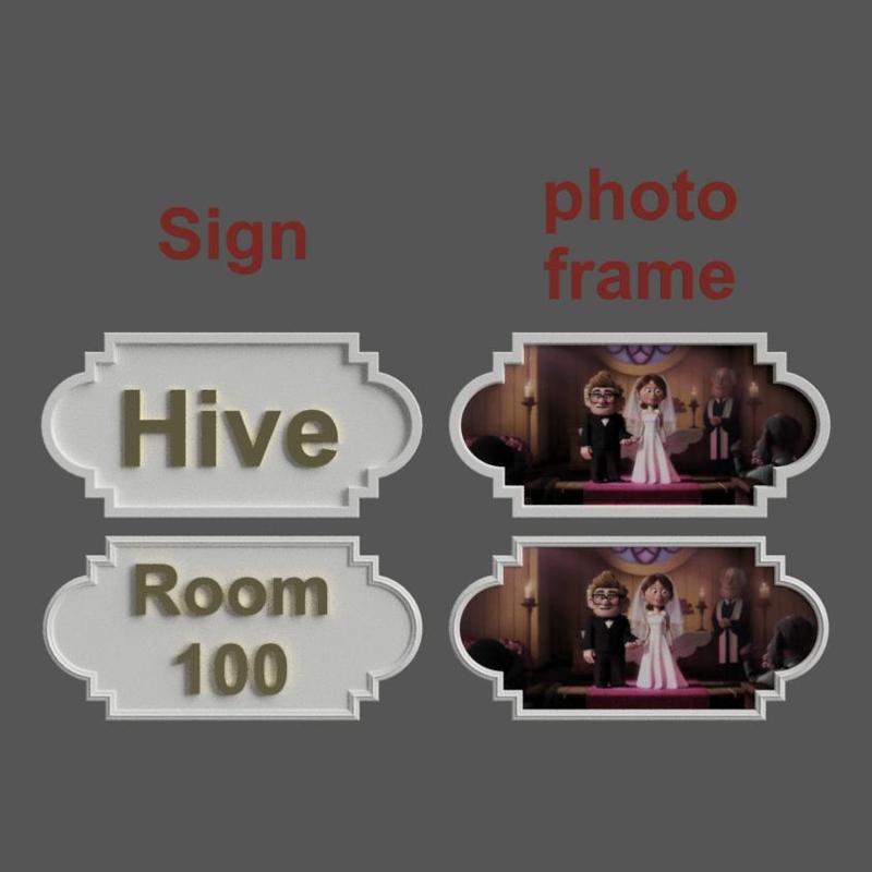 sign - photo frame - pano - mirror frame planter 001