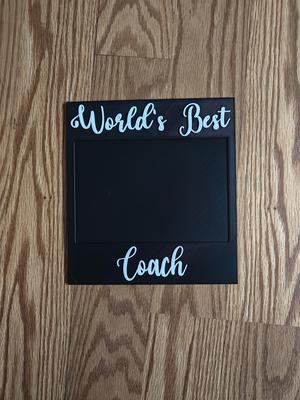 Worlds Best Coach Frame