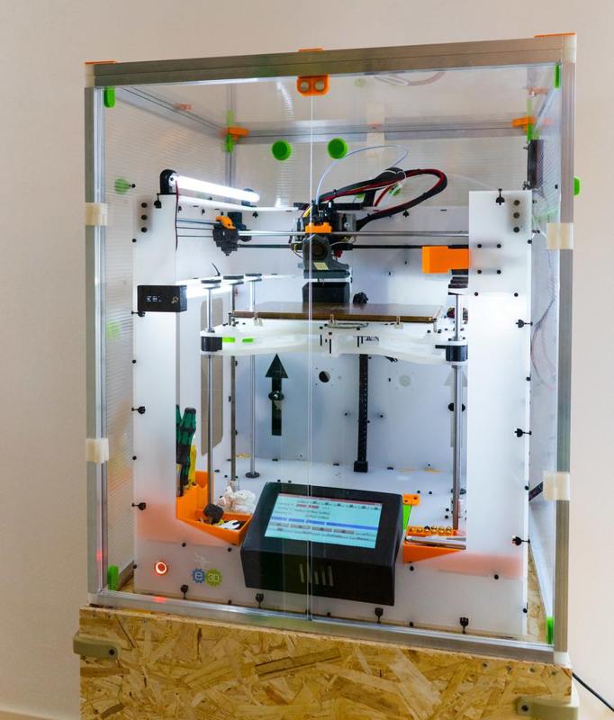 Dismountable 3D printer enclosure
