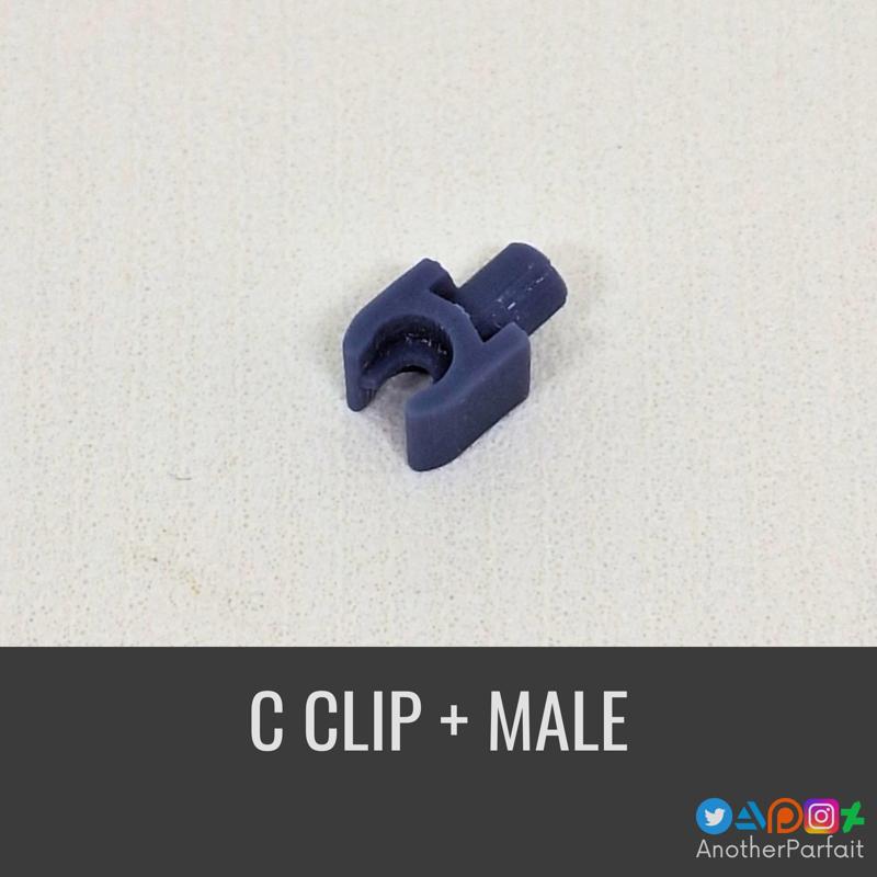 C clip + MALE connector for 30 Minute Missions / Sisters or Gundam PRESUPPORTED