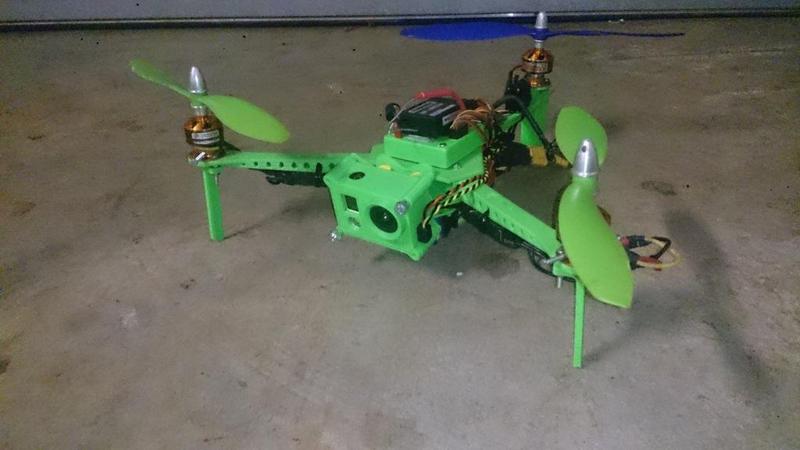 305 size Printed FPV Tricopter