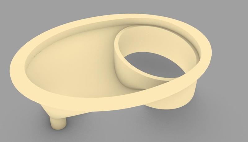 Urine separator dry toilet