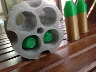 Clear cylinder for Hellboy Prop