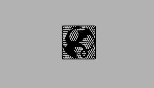 🐉 Dragon Fan Grill 120mm - Honeycomb PC Case Cover
