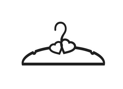 Clothes Hangers Hearts
