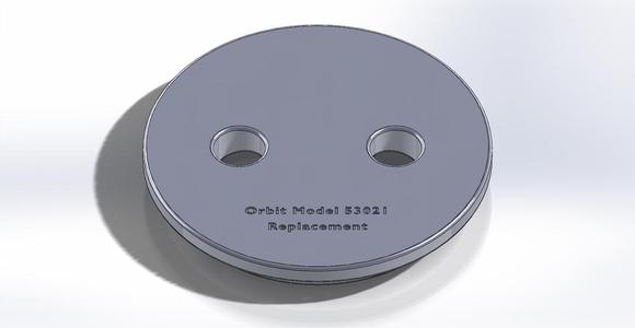 Sprinkler valve box cover - replaces Orbit Model No. 53021