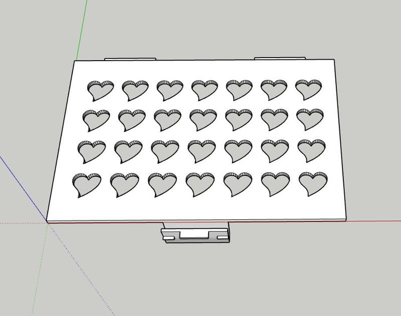 batery cover SP404MKII hearts
