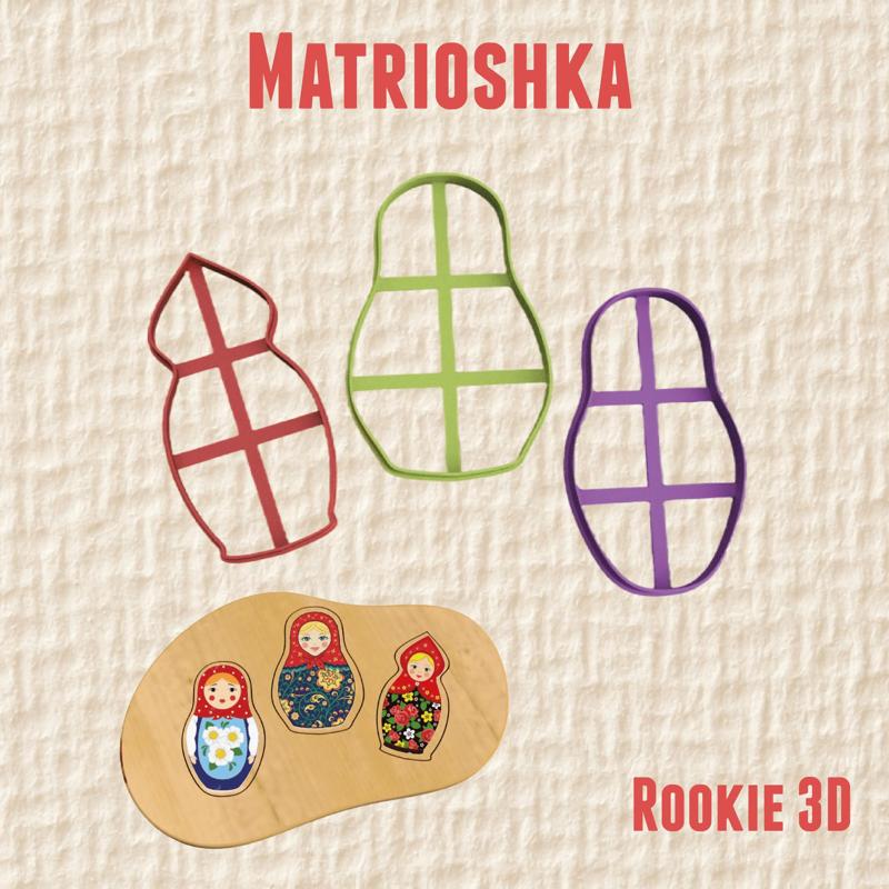 Russian Doll Russian Cookie Cutter