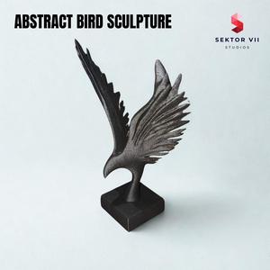 ABSTRACT BIRD / FALCON / HOME DECOR STATUE / ART / DESIGNER / STRUCTURE / STL / HOME DECOR