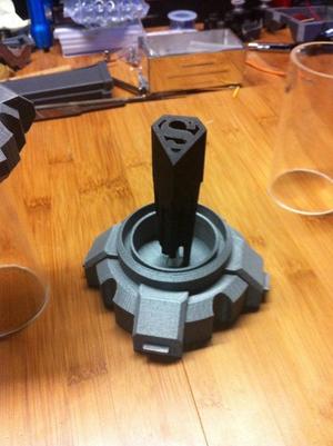 Kryptonian Storage Tube for Man of Steel Command  Key