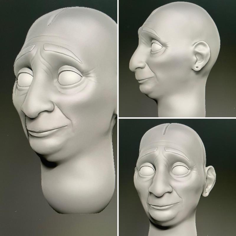 Abuela doll head no hair