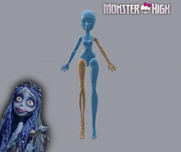 Corpse Bride Doll Body - Monster High
