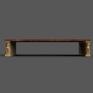Egyptian Bastet Monitor Riser – 3D STL File for Desk Decor