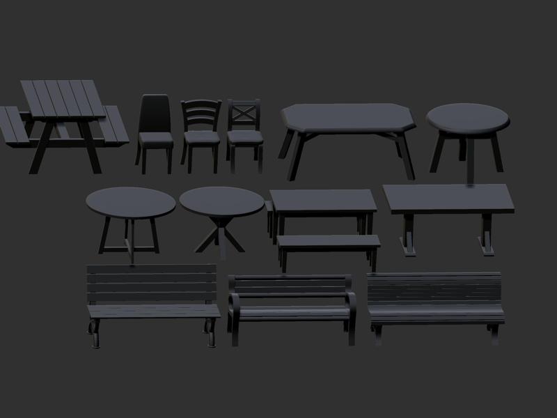 Set of furniture
