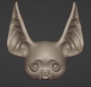 BJD  DOLL 1/8 Batty head Vix