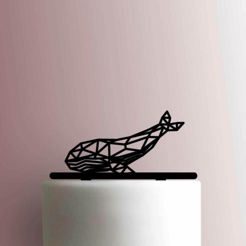 GEOMETRIC WHALE WHALE TOPPER