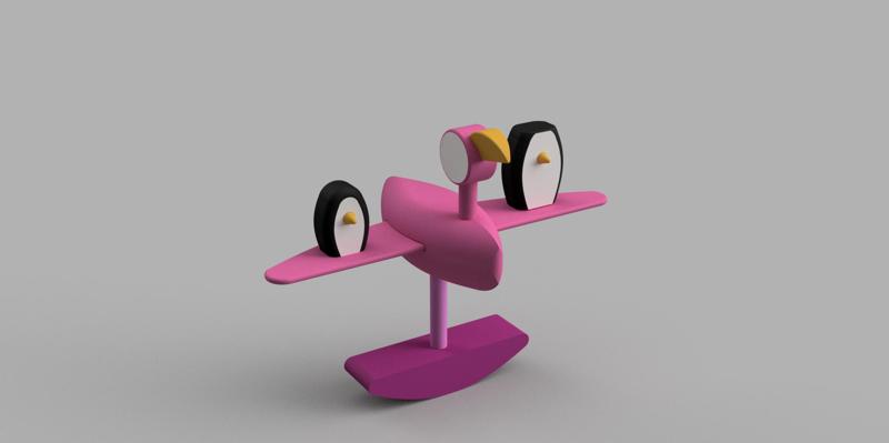 Flamingo balance toy for kids