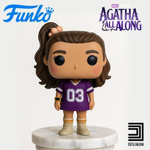 Agatha All Along 80's Marvel - Funko Pop Toyart