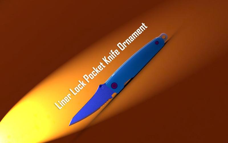Liner Lock Pocket Knife Ornament