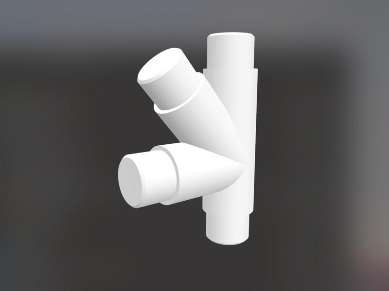 Simracing Rollcage X Corner for 18 Bar Pipe 50mm