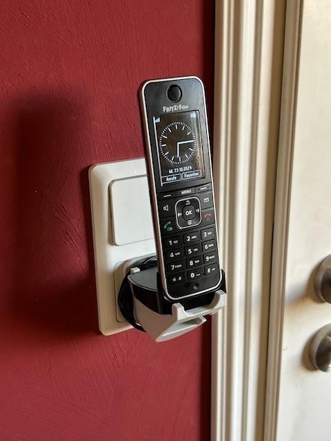 AVM Fritz FRITZ!fon C6 charging station / Fritzfon / charging cradle directly for the socket with cable wrap