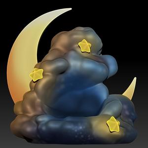 Pokemon Diorama Night Sky