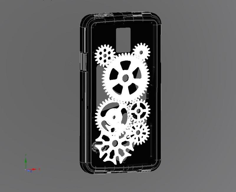 Samsung Galaxy S5 Gear Case with Geneva Mechanism