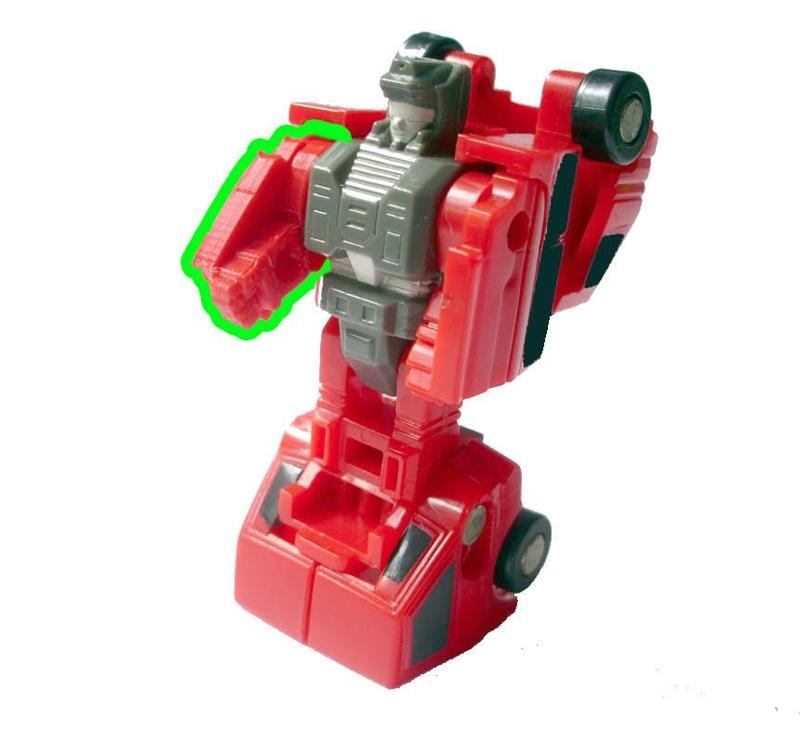 Arm / door for Tote Off-Road Patrol Micromaster Transformer