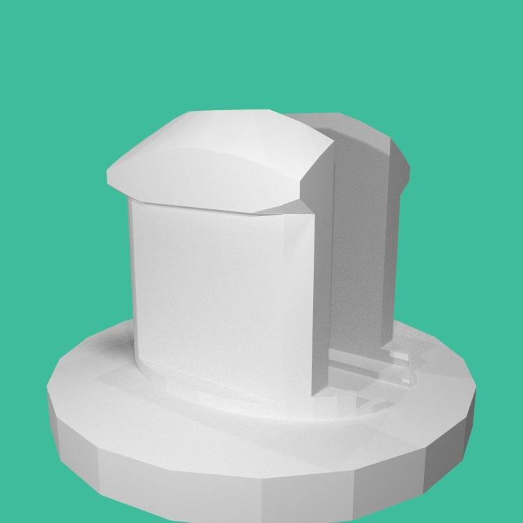 snap button for cell phone holder clip