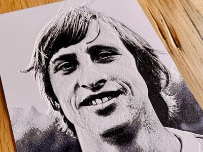 Johan Cruijff portrait