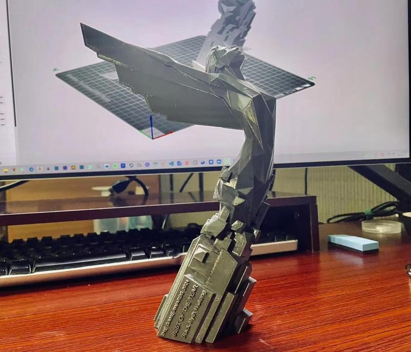 TGA Trophy + Black Myth: Wukong Award Plaque