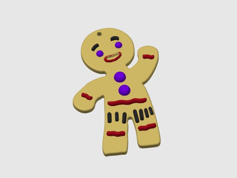 Christmas tree decoration gingerbread