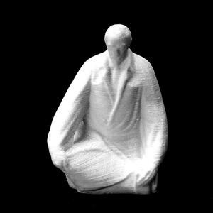 Alexandru Borza bust in the Botanical Gardens, Cluj