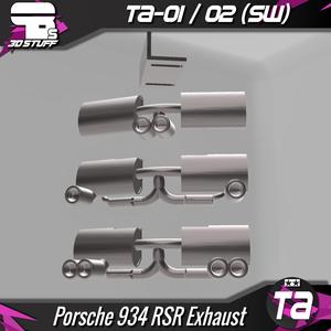 1/10 - Porsche 934 RSR Exhaust -TA-02SW