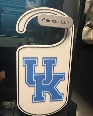 University of Kentucky door hanger